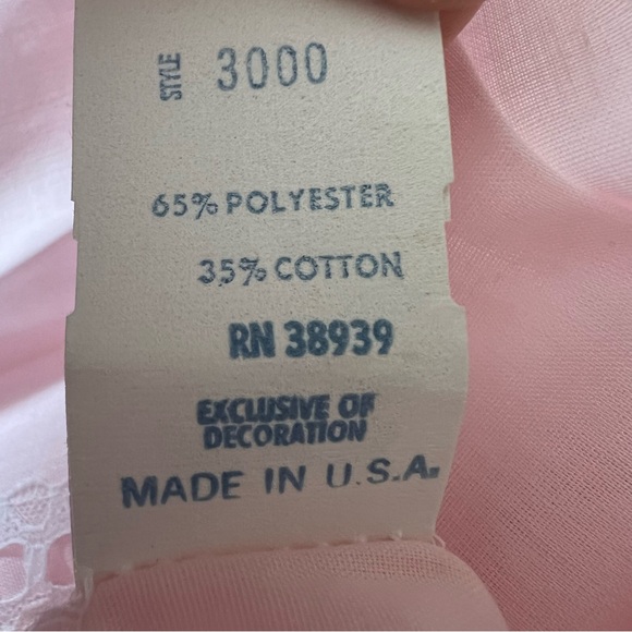 Vintage Monique Elegant Pink Lace-Trimmed Long Romantic Cottagecore Nightgown M - Picture 7 of 10